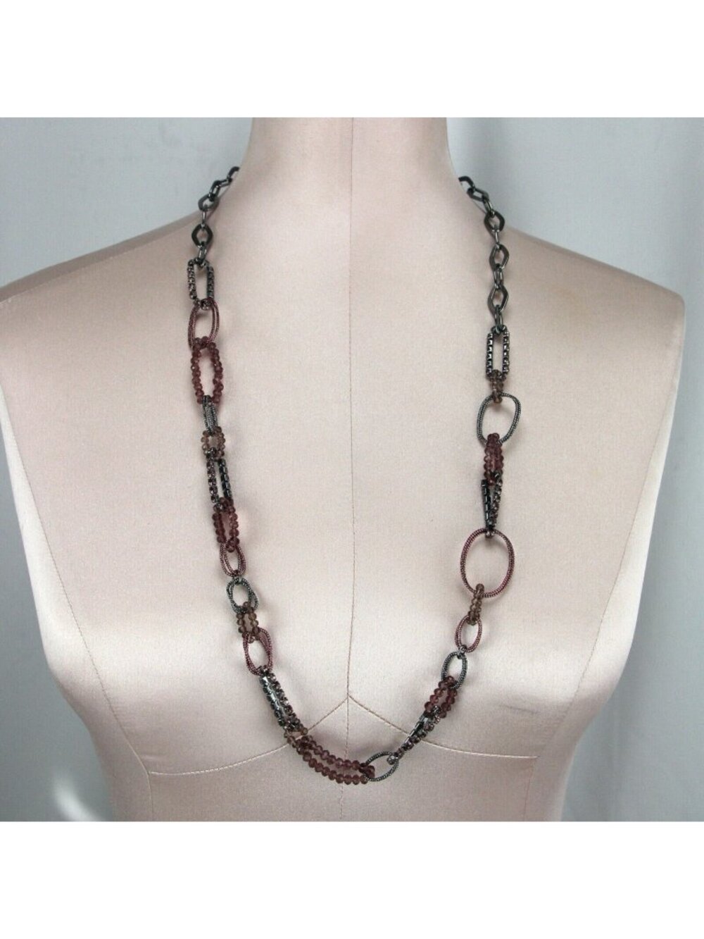 Simply Vera by Vera Wang Necklace 32" Purple Beaded